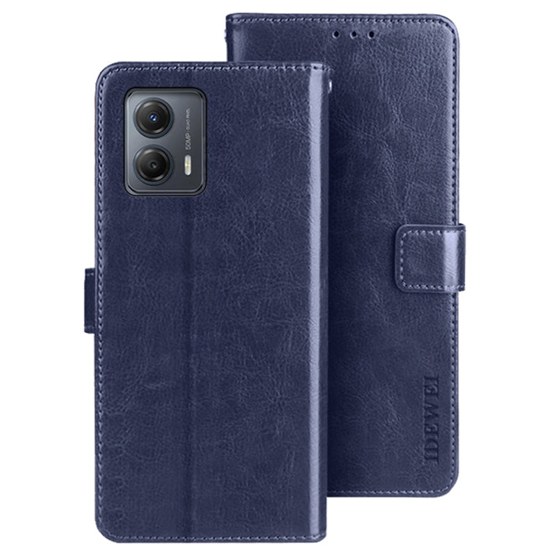 IDEWEI Til Motorola Moto G53 5G G23 4G G13 4G Anti-ridse PU Læder Flip Telefon Cover Beskyttelsesetui Stand Feature Crazy Horse Texture Wallet IDEWEI Til Motorola Moto G53 5G G23 4G G13 4G Anti-ridse PU Læder Flip Telefon Cover Beskyttelsesetui Stand Feature Crazy Horse Texture Wallet